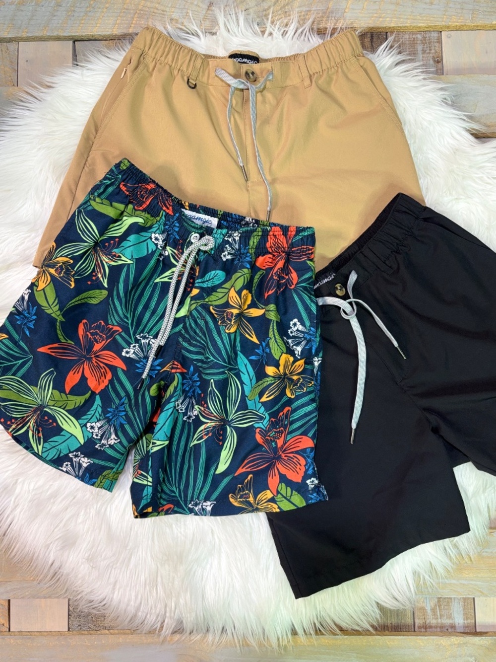 Calling All Beach Bums! Becca Bathing Suit Coverup Swim Trunks Beach Resort Wear - Picture 14 of 14